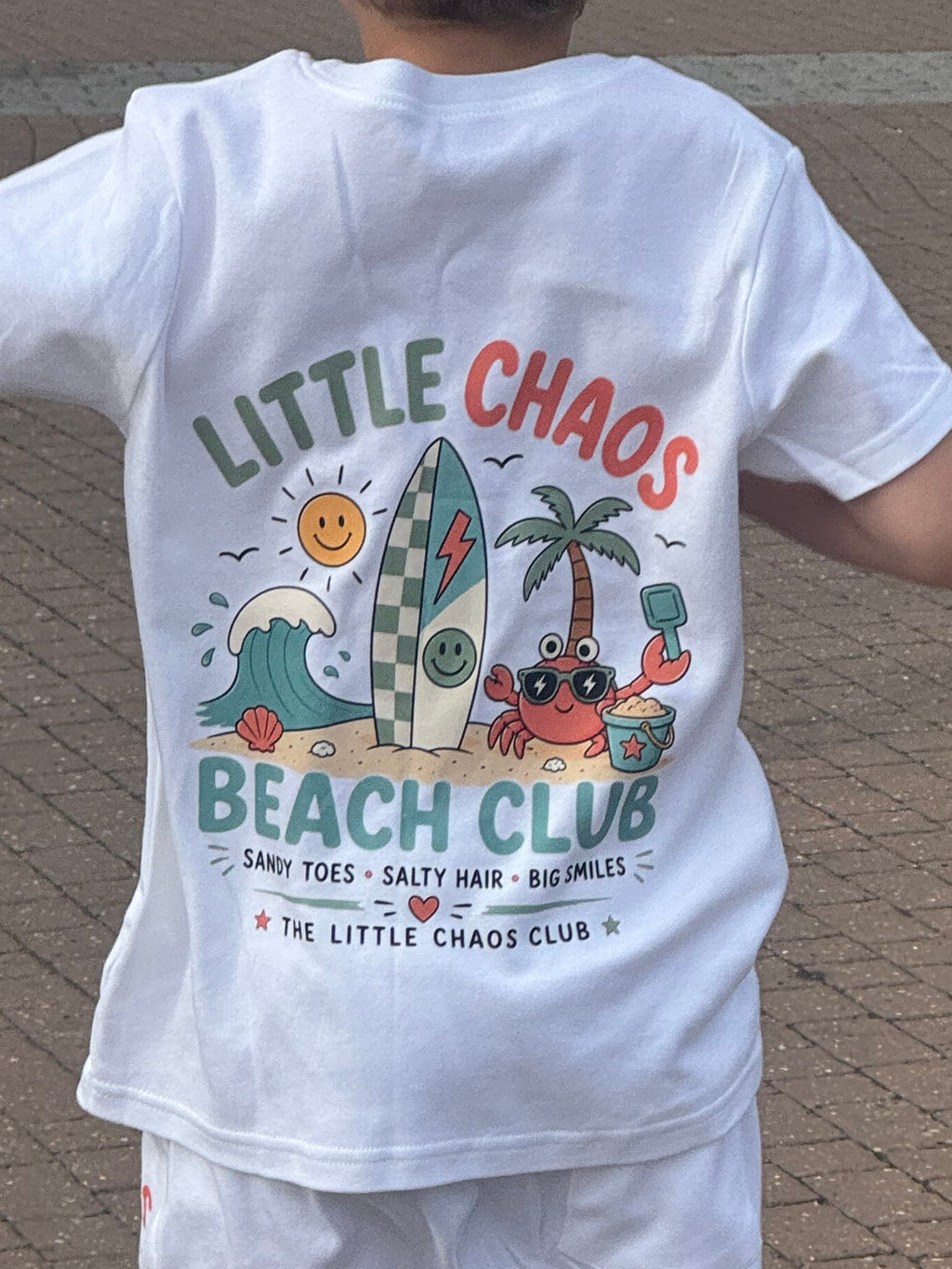 Little Chaos Beach Club T shirt & Shorts set