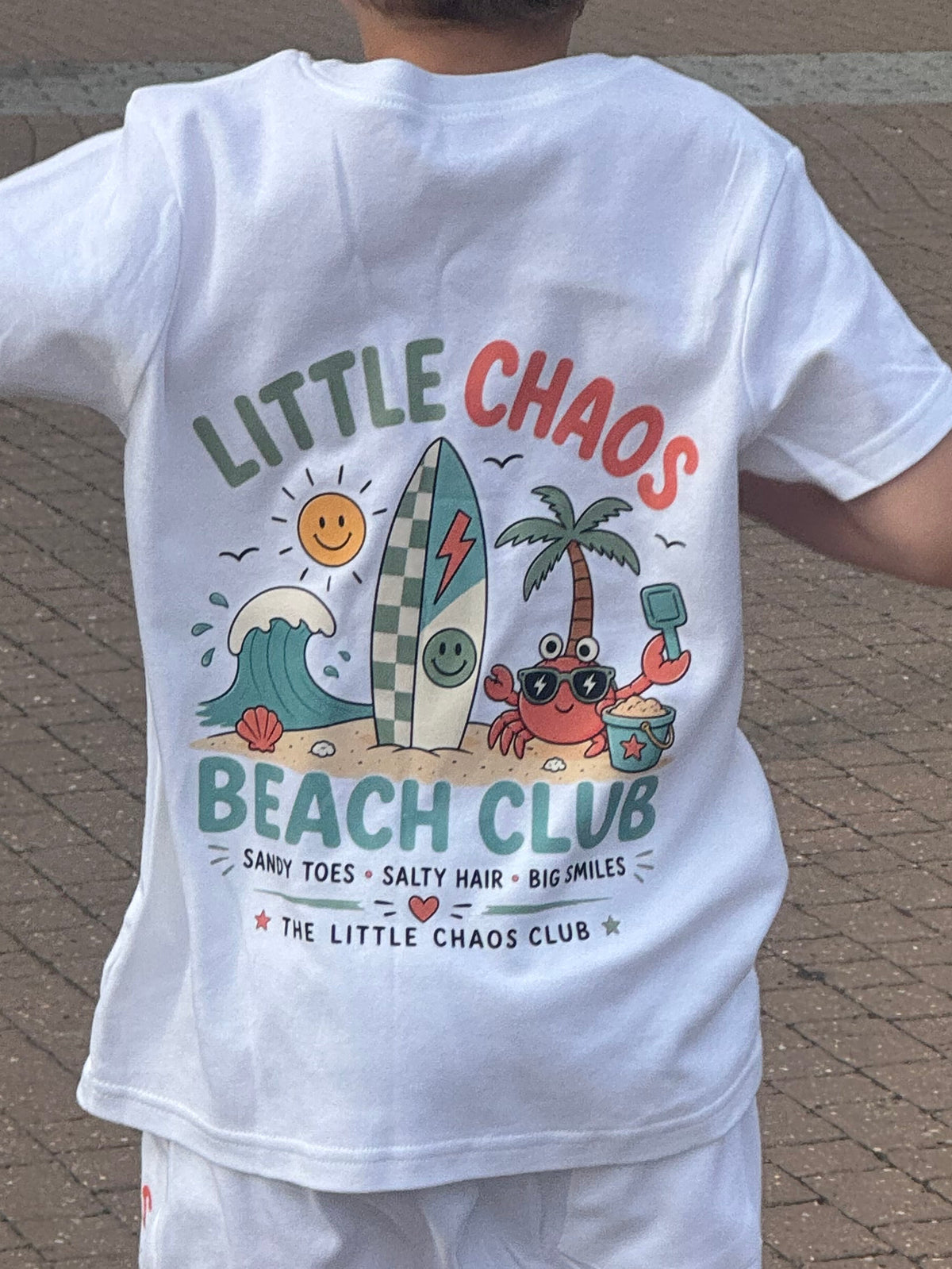 Little Chaos Beach Club T shirt & Shorts set