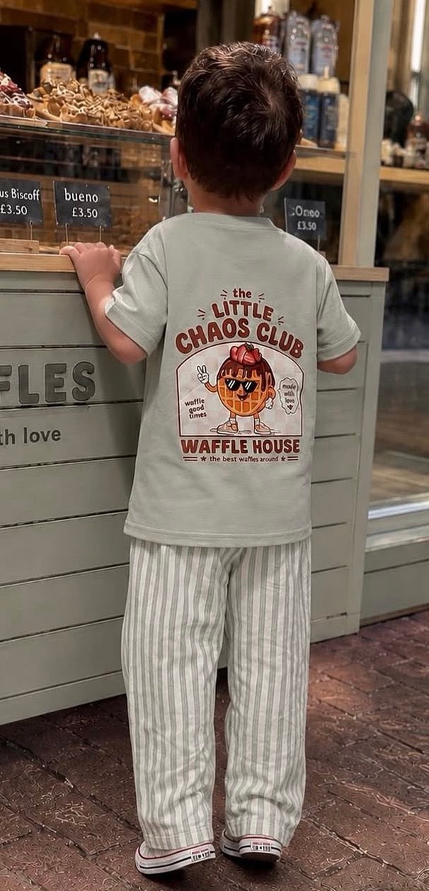 Chaos Club Waffle House Kids Graphic T-Shirt | product image