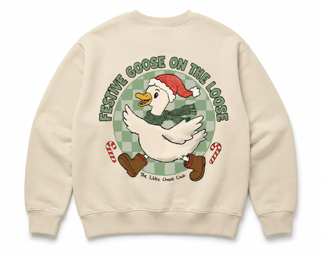 Festive Goose on the Loose T shirt, Jumper or hoodie product image