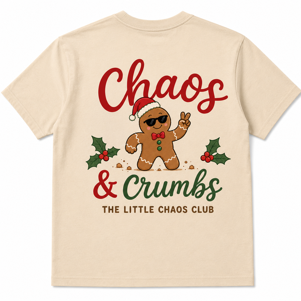 Christmas Chaos & Crumbs Kids T-Shirt, jumper or hoodie
