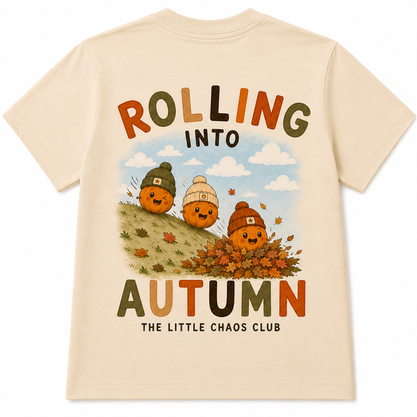 Rolling into autumn kids t shirt, hoodie or jumper