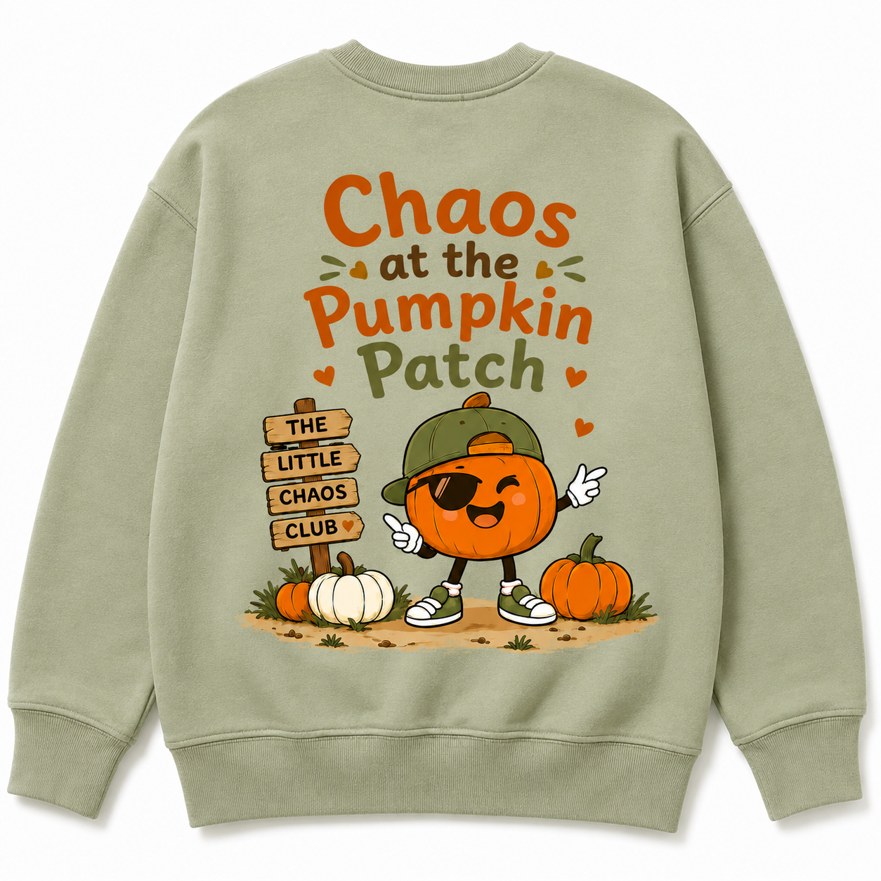 Chaos at the pumpkin patch kids t shirt, jumper or Hoodie
