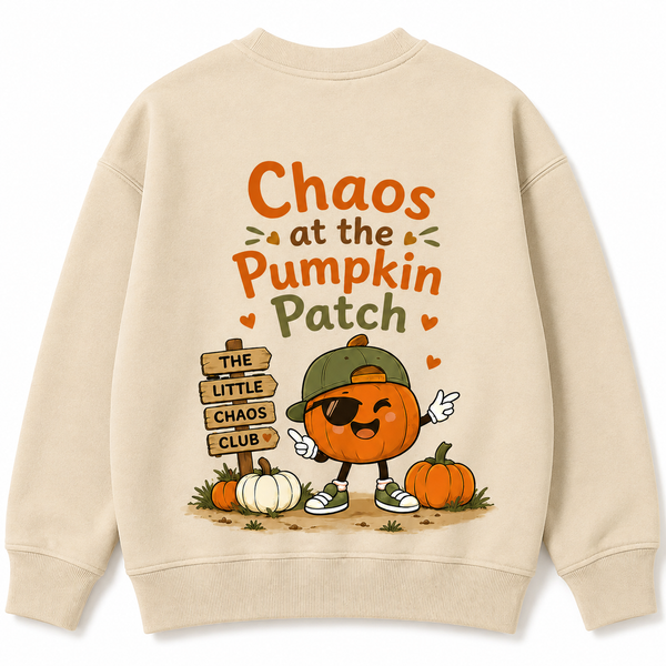 Chaos at the pumpkin patch kids t shirt, jumper or Hoodie