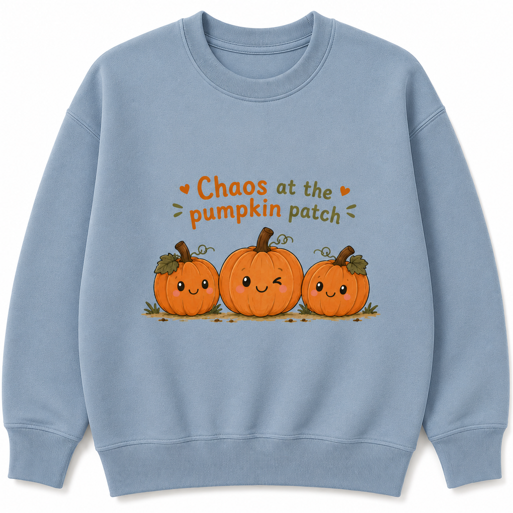 Chaos at the pumpkin patch kids t shirt, jumper or Hoodie