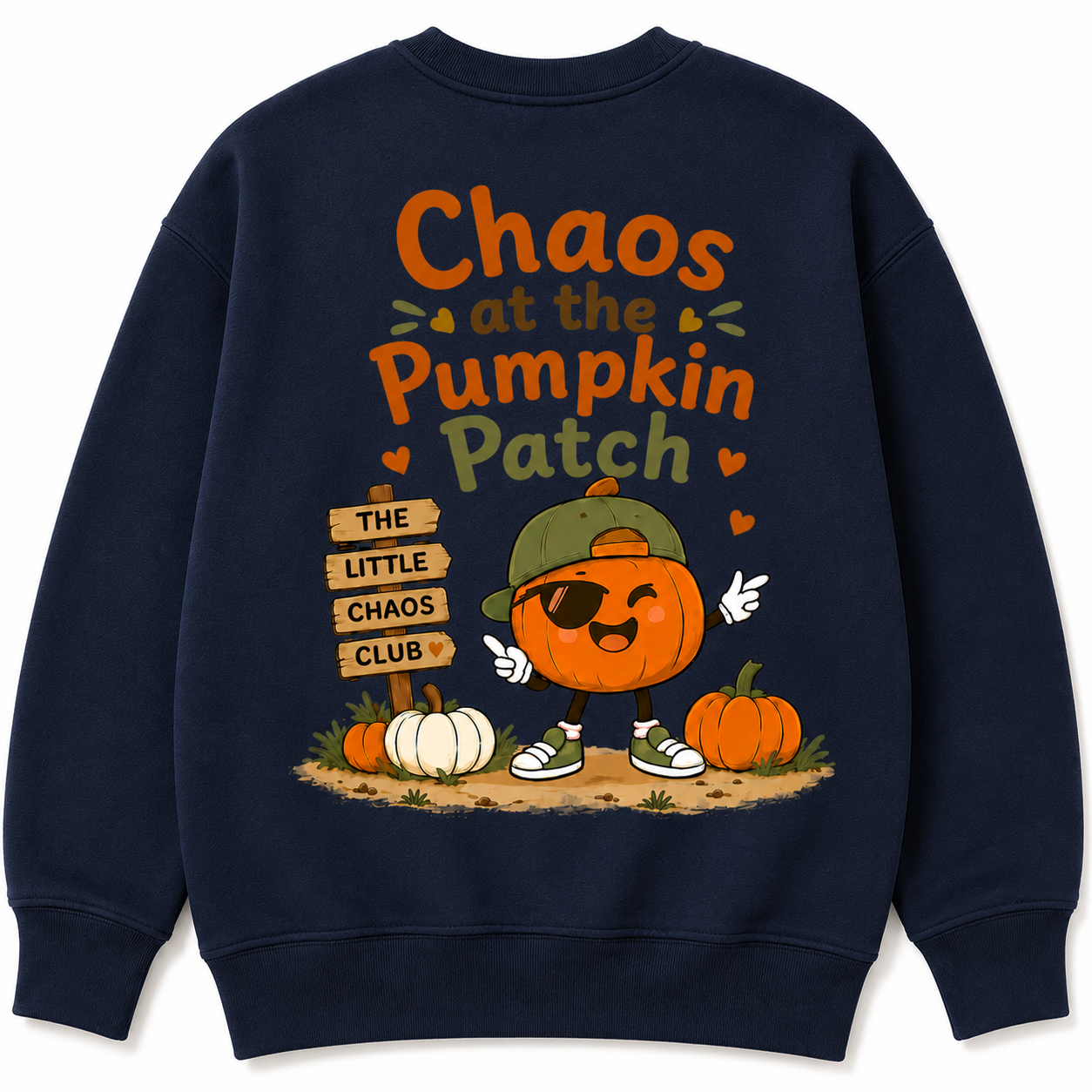 Chaos at the pumpkin patch kids t shirt, jumper or Hoodie