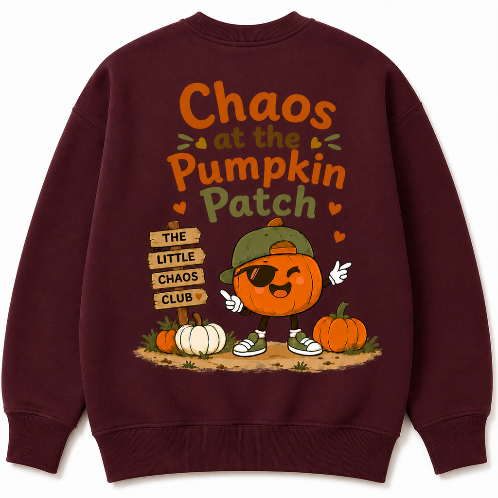 Chaos at the pumpkin patch kids t shirt, jumper or Hoodie