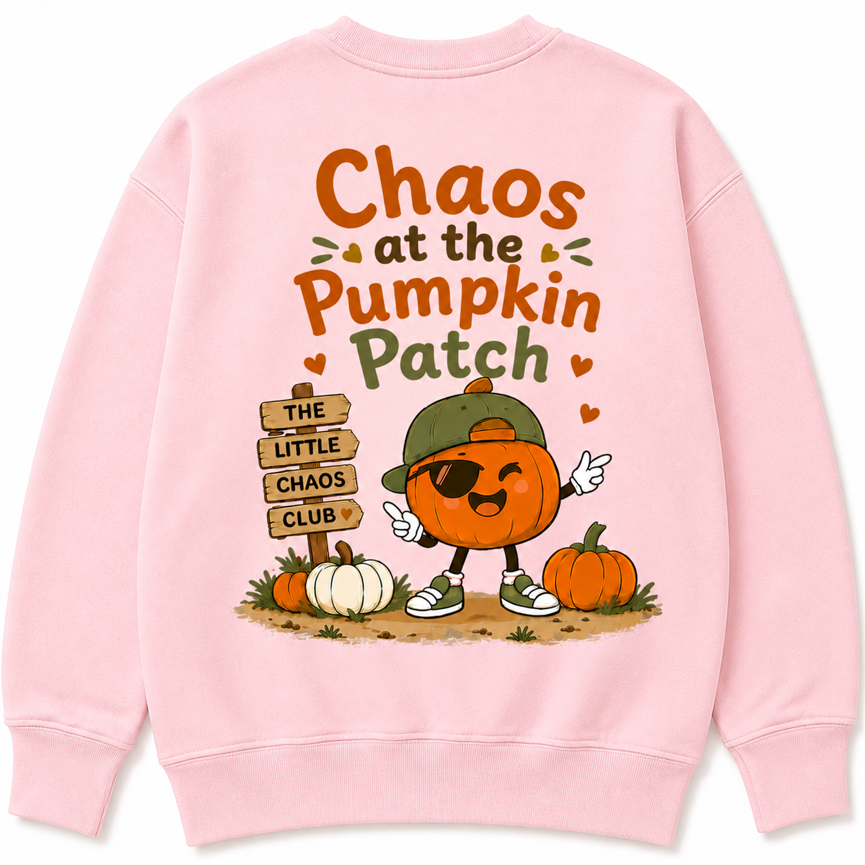 Chaos at the pumpkin patch kids t shirt, jumper or Hoodie