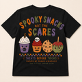 Spooky Snacks Kids’ Halloween T-Shirt