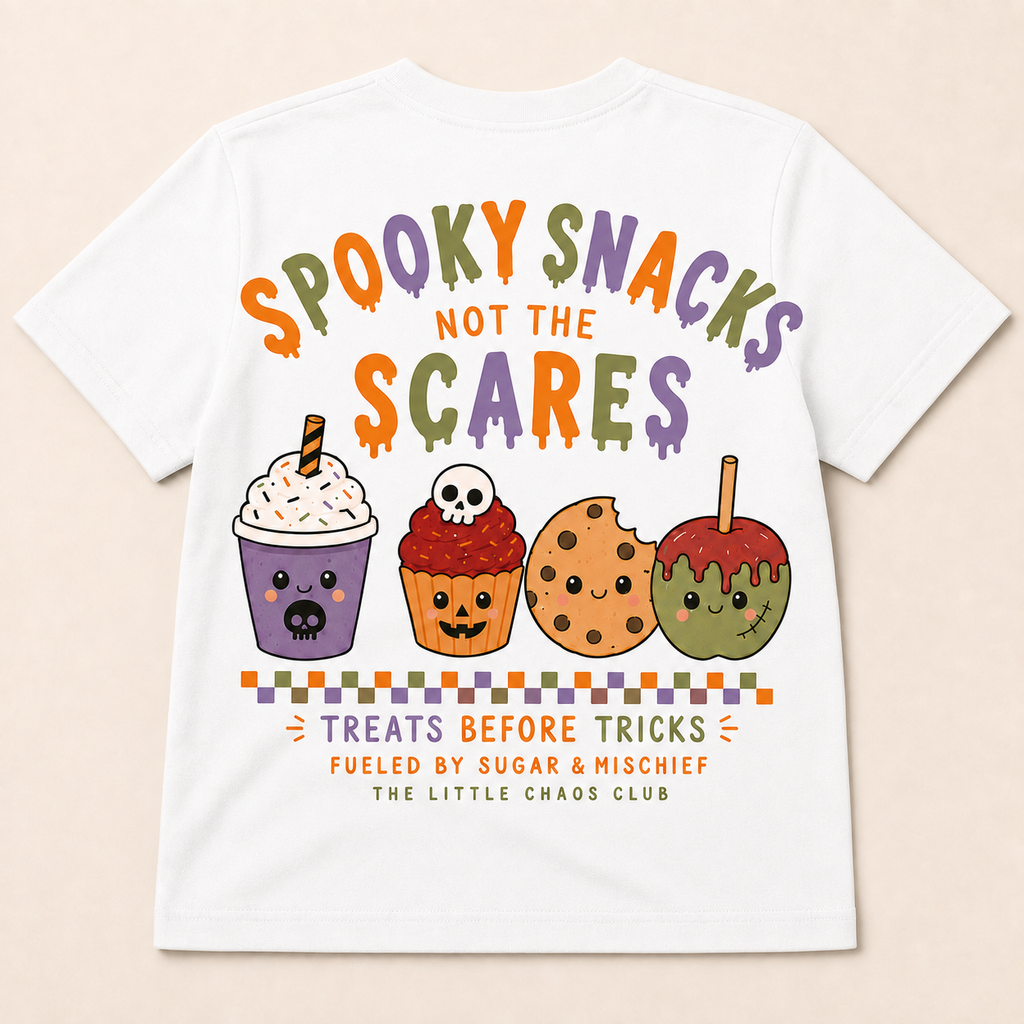 Spooky Snacks Kids’ Halloween T-Shirt