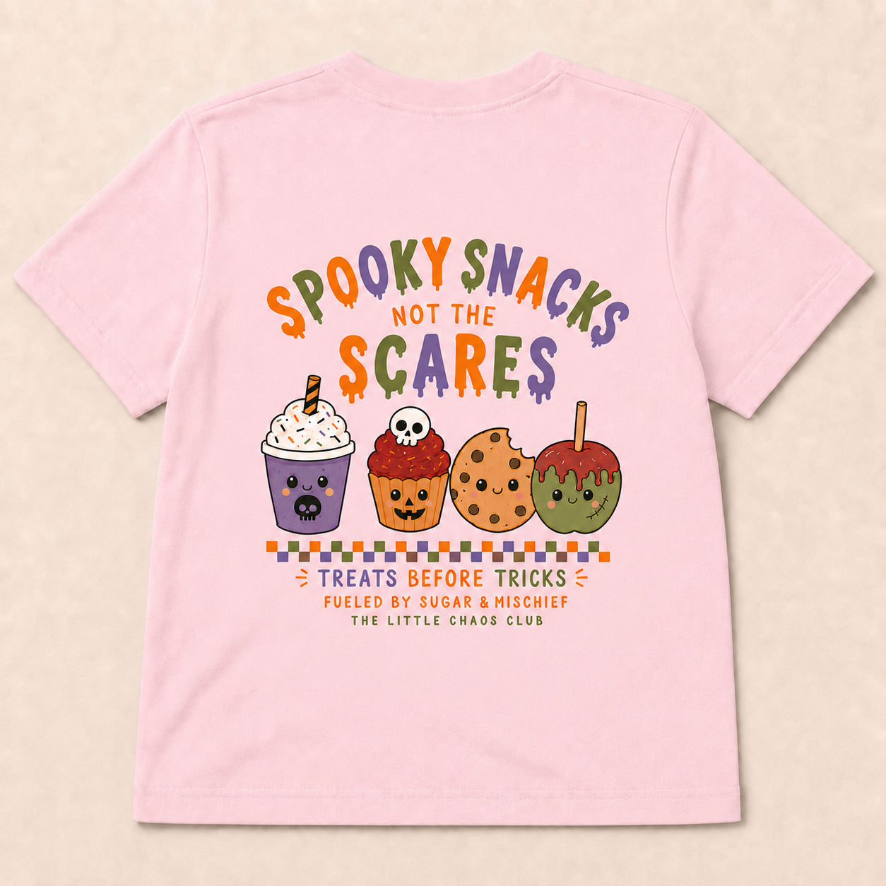Spooky Snacks Kids’ Halloween T-Shirt