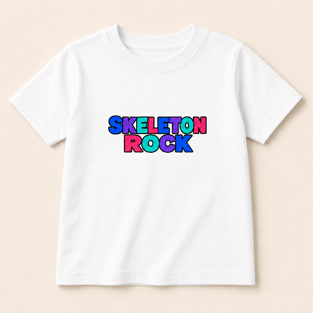 Skeleton Rock kids t shirt/hoodie/jumper