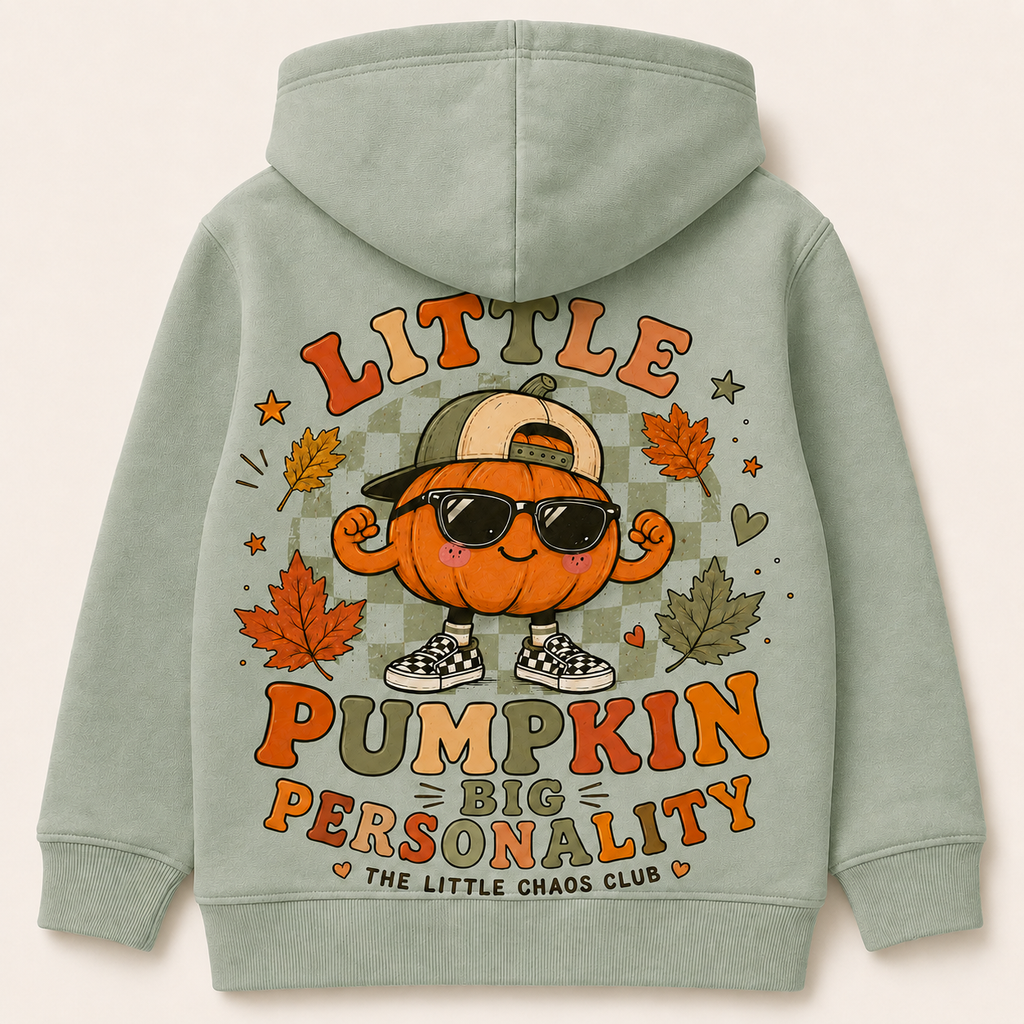 Little Pumpkin Big Personality Kids’ Autumn T shirt, jumper or hoodie