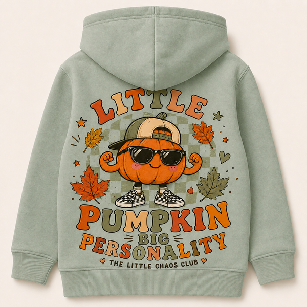 Little Pumpkin Big Personality Kids’ Autumn T shirt, jumper or hoodie
