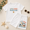 Little Chaos Beach Club T shirt & Shorts set