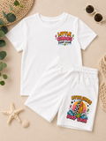 Little Chaos Surf club t shirt and shorts set
