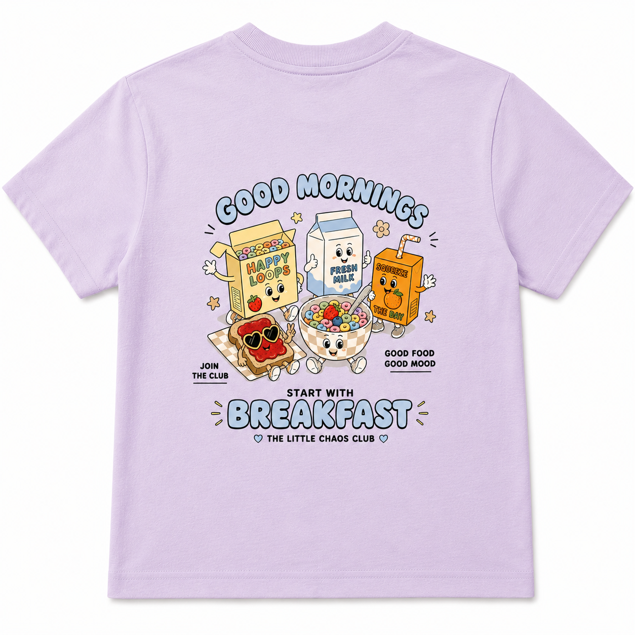 Good Mornings Start With Breakfast Kids T-Shirt
