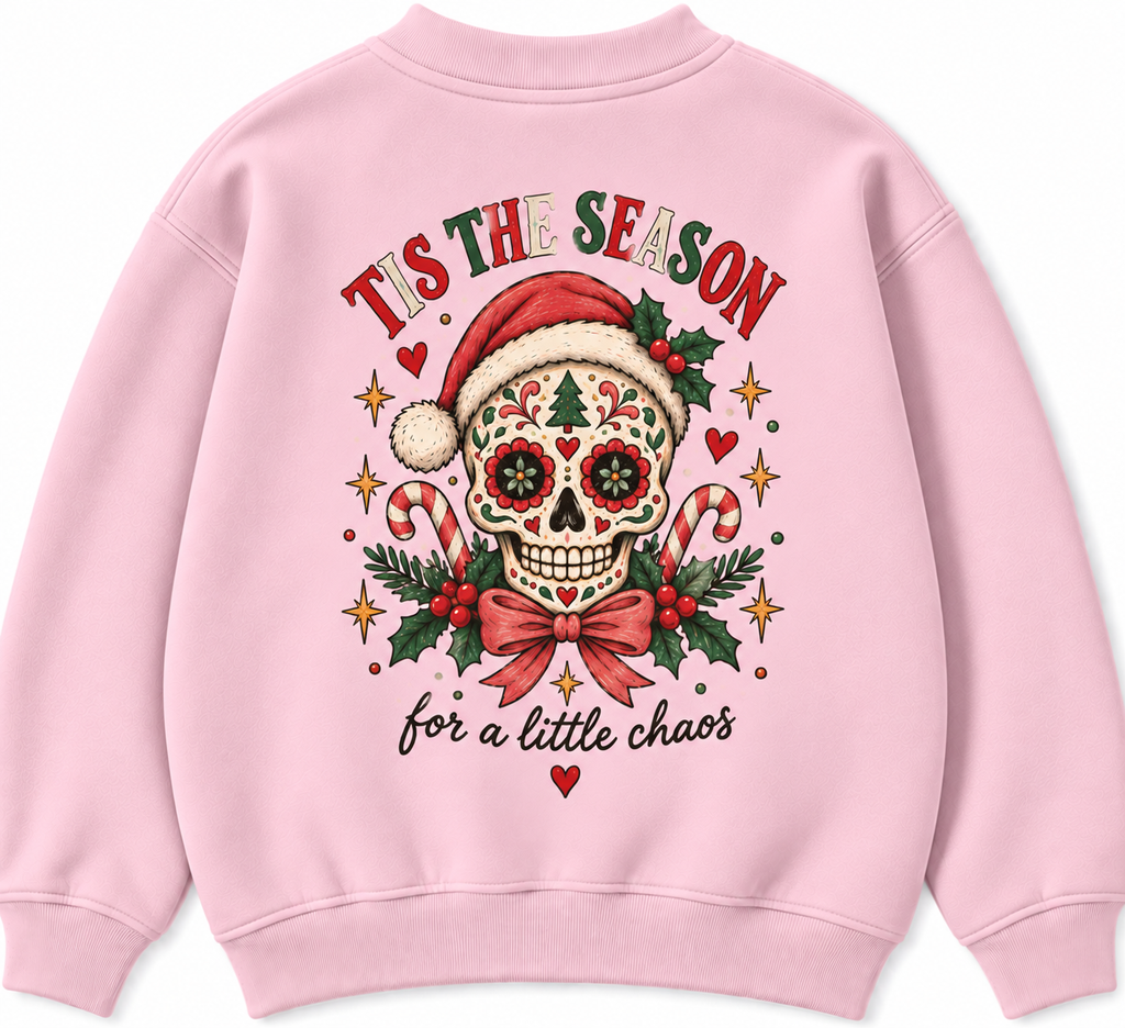 Christmas Sugar skull T shirt, Jumper or hoodie