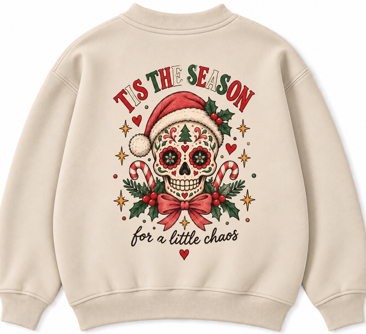 Christmas Sugar skull T shirt, Jumper or hoodie