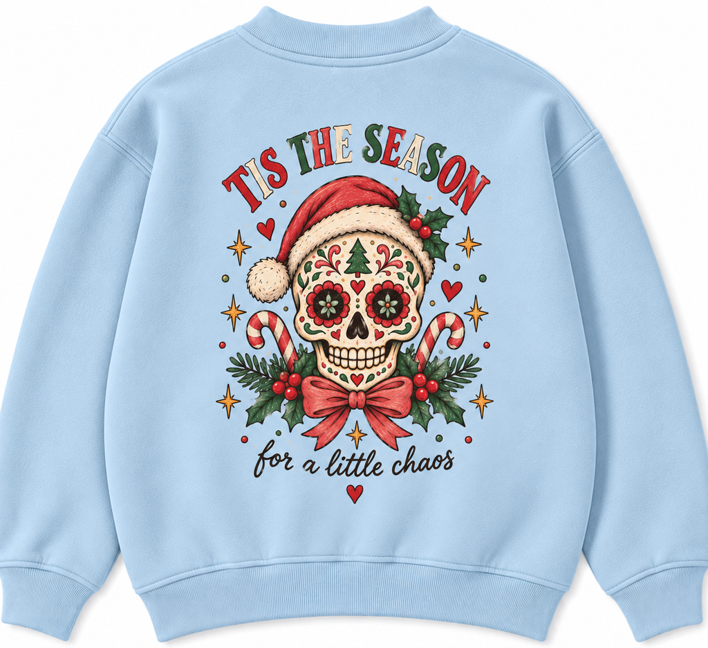 Christmas Sugar skull T shirt, Jumper or hoodie