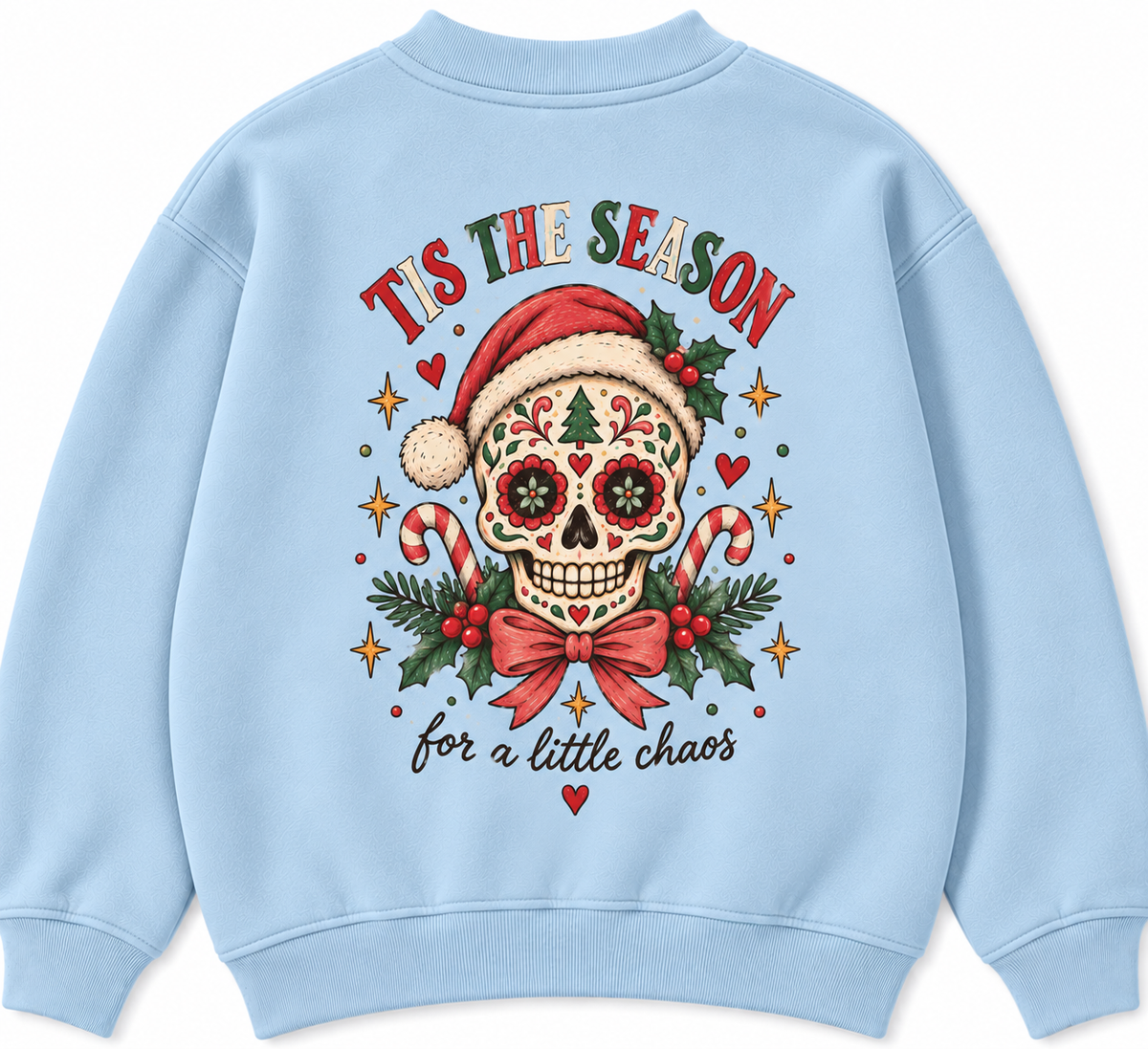 Christmas Sugar skull T shirt, Jumper or hoodie
