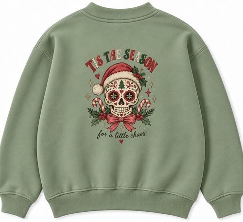 Christmas Sugar skull T shirt, Jumper or hoodie