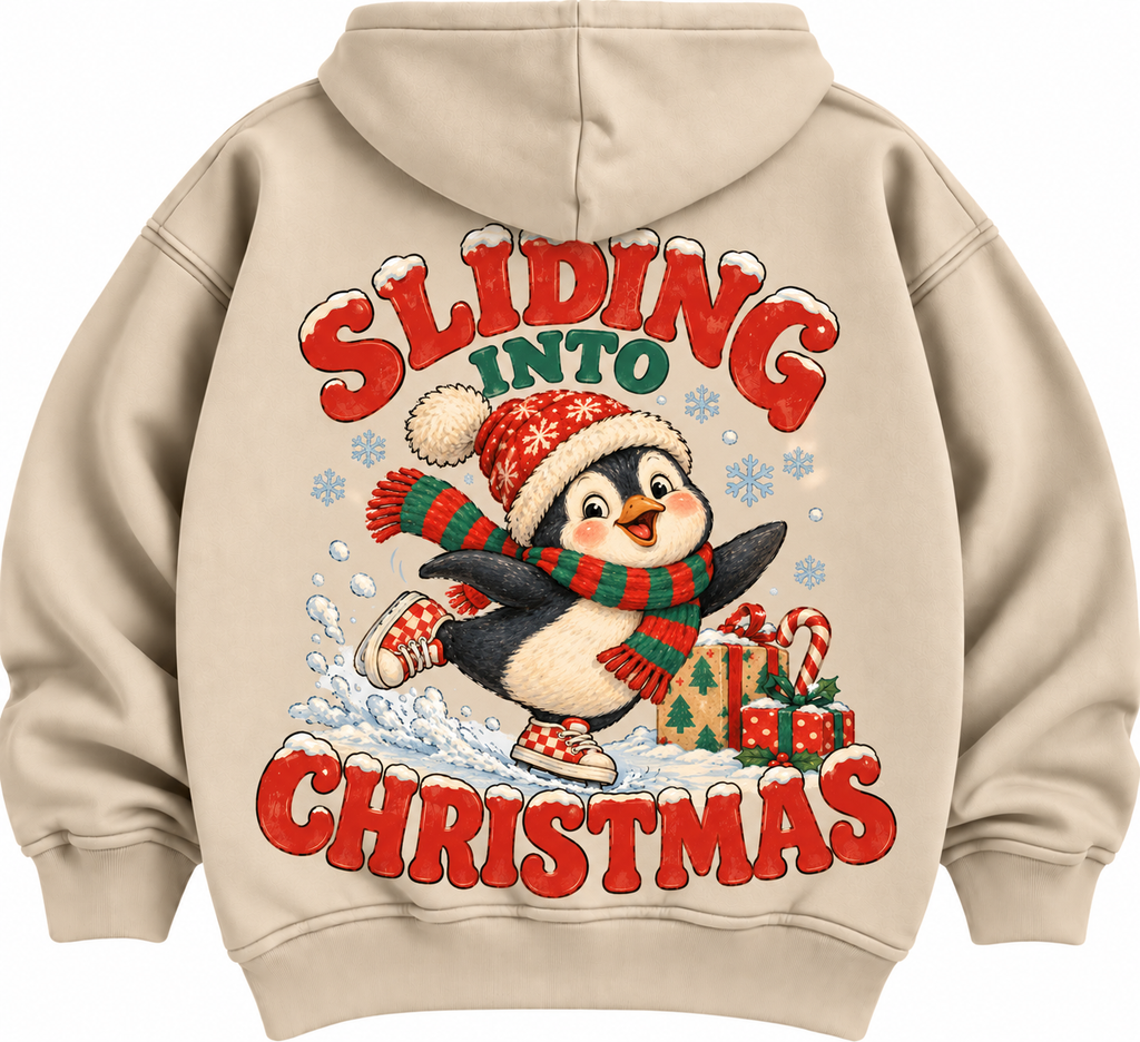 Sliding Into Christmas Kids T shirt, jumper or hoodie