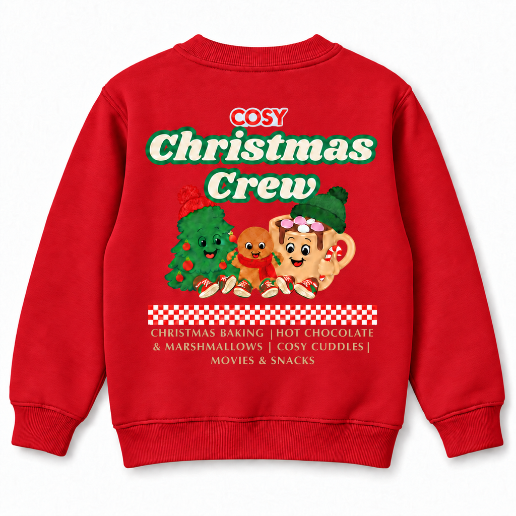 Cosy Christmas Crew T shirt, Jumper or hoodie