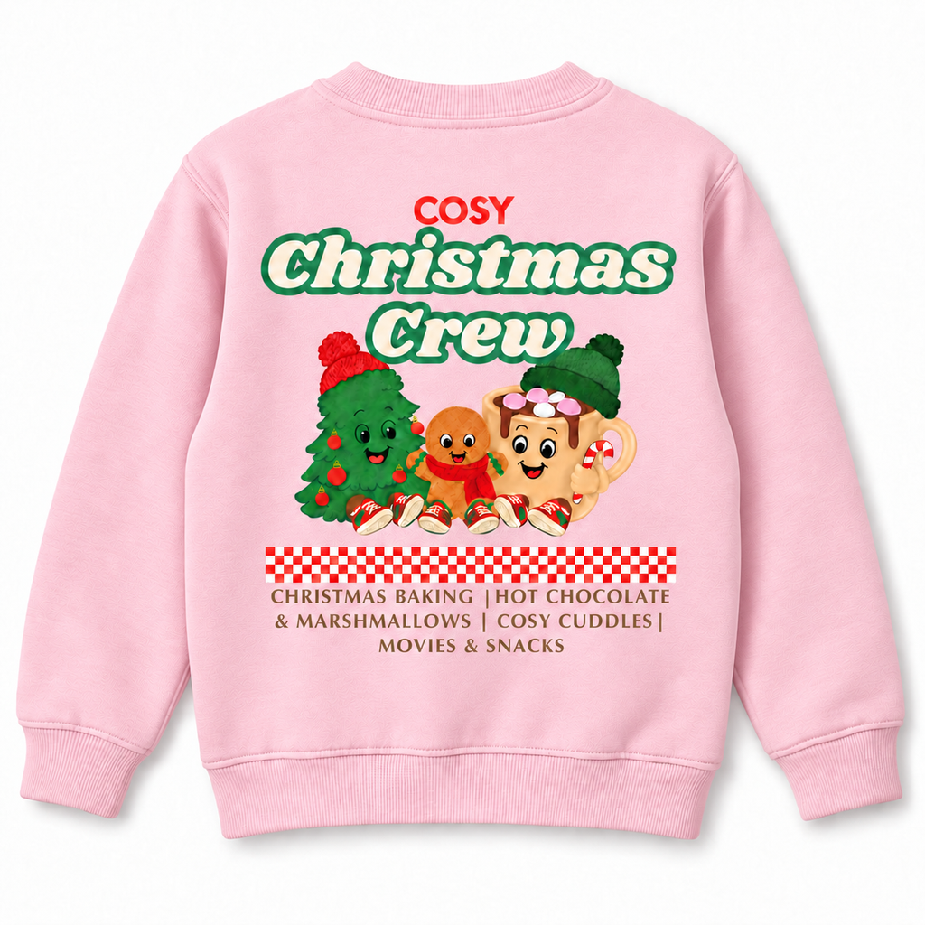 Cosy Christmas Crew T shirt, Jumper or hoodie