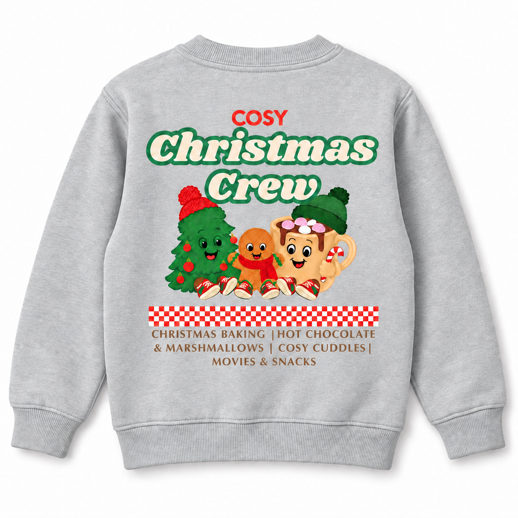 Cosy Christmas Crew T shirt, Jumper or hoodie