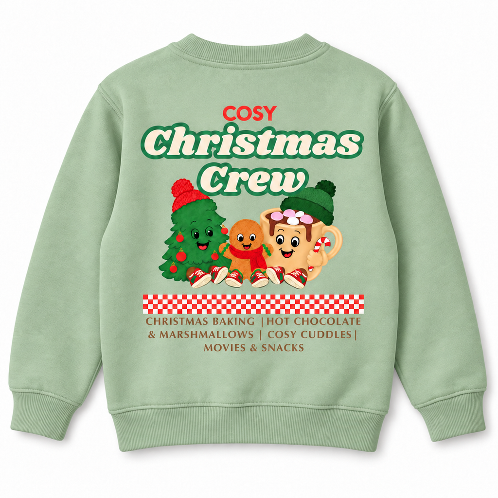 Cosy Christmas Crew T shirt, Jumper or hoodie