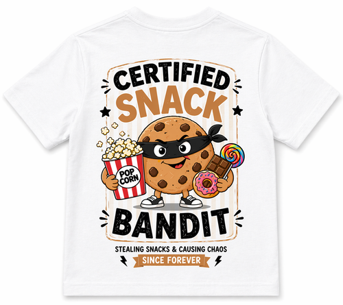 Certified snack bandit T shirt