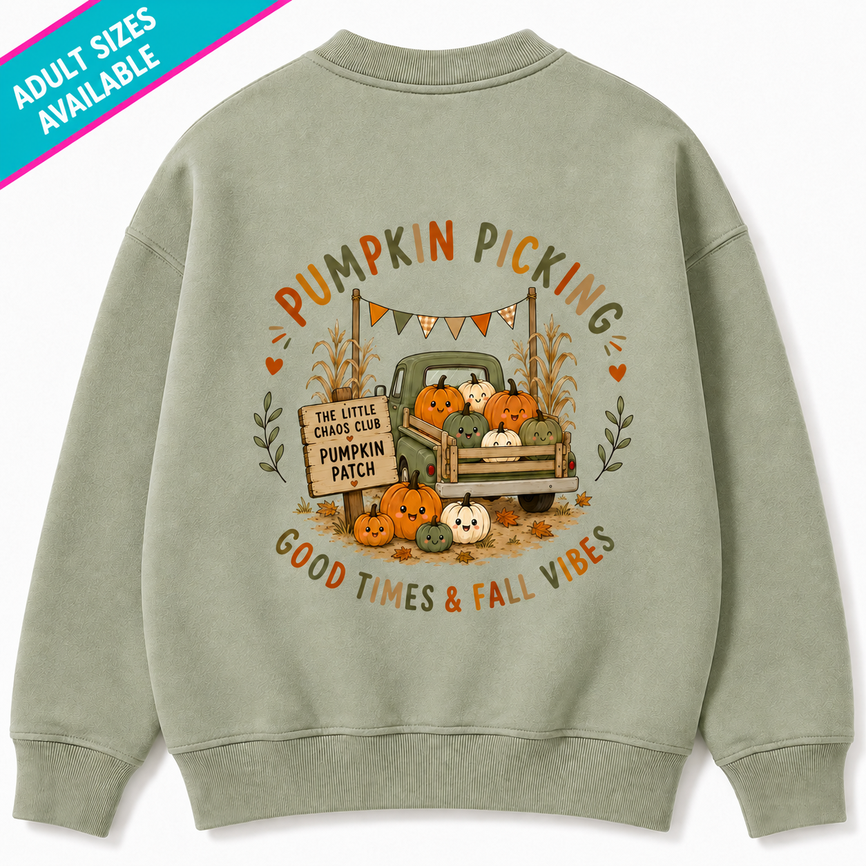 Pumpkin Picking Kids Cosy Autumn Jumper/hoodie/Tshirt product image