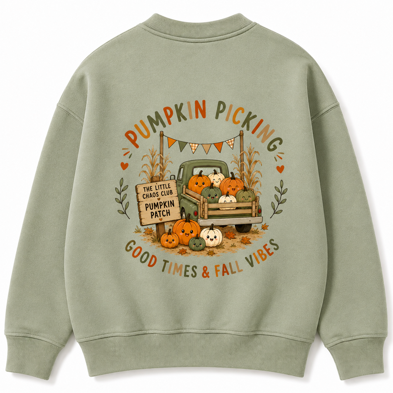 Pumpkin Picking Kids Cosy Autumn Jumper/hoodie/Tshirt