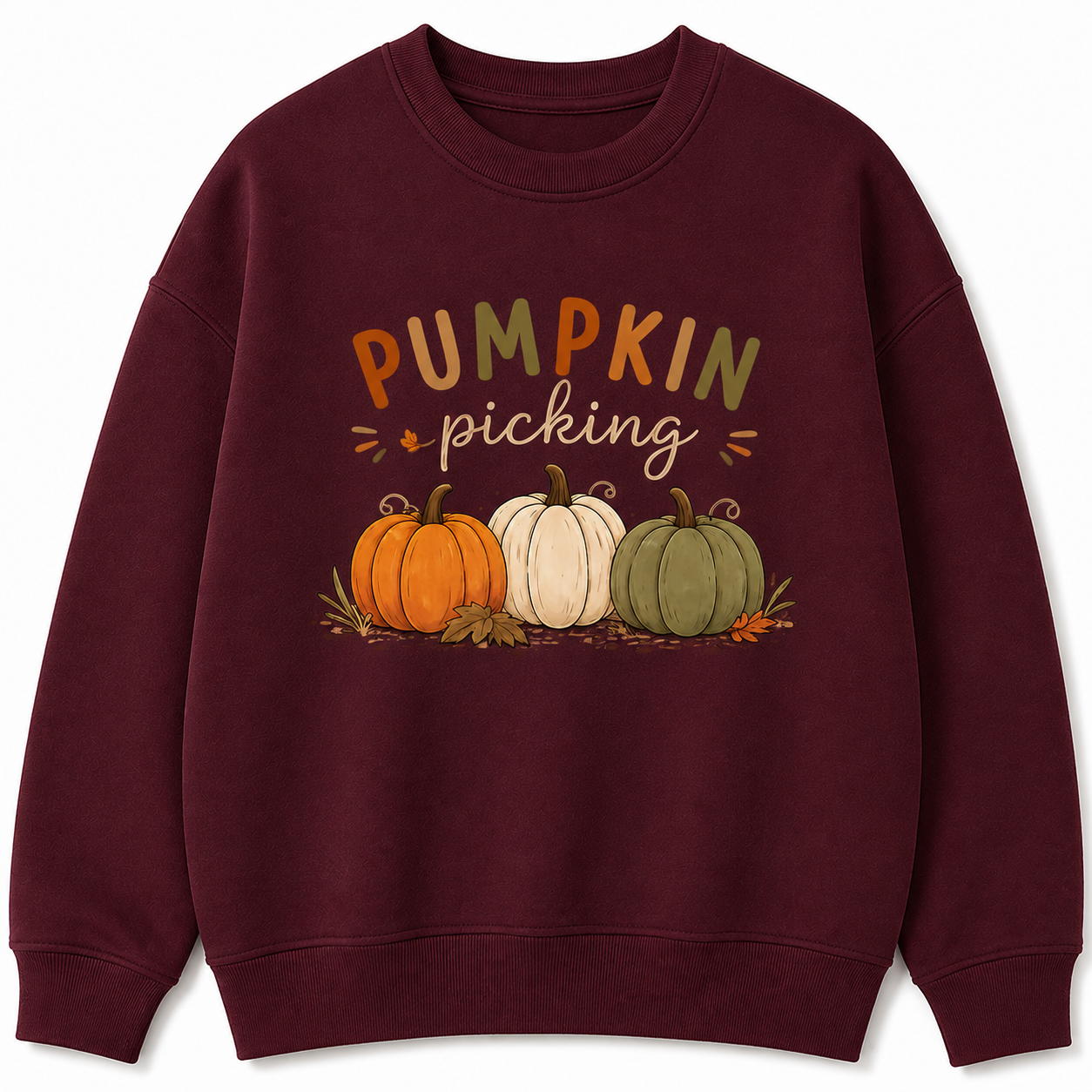 Pumpkin Picking Kids Cosy Autumn Jumper/hoodie/Tshirt