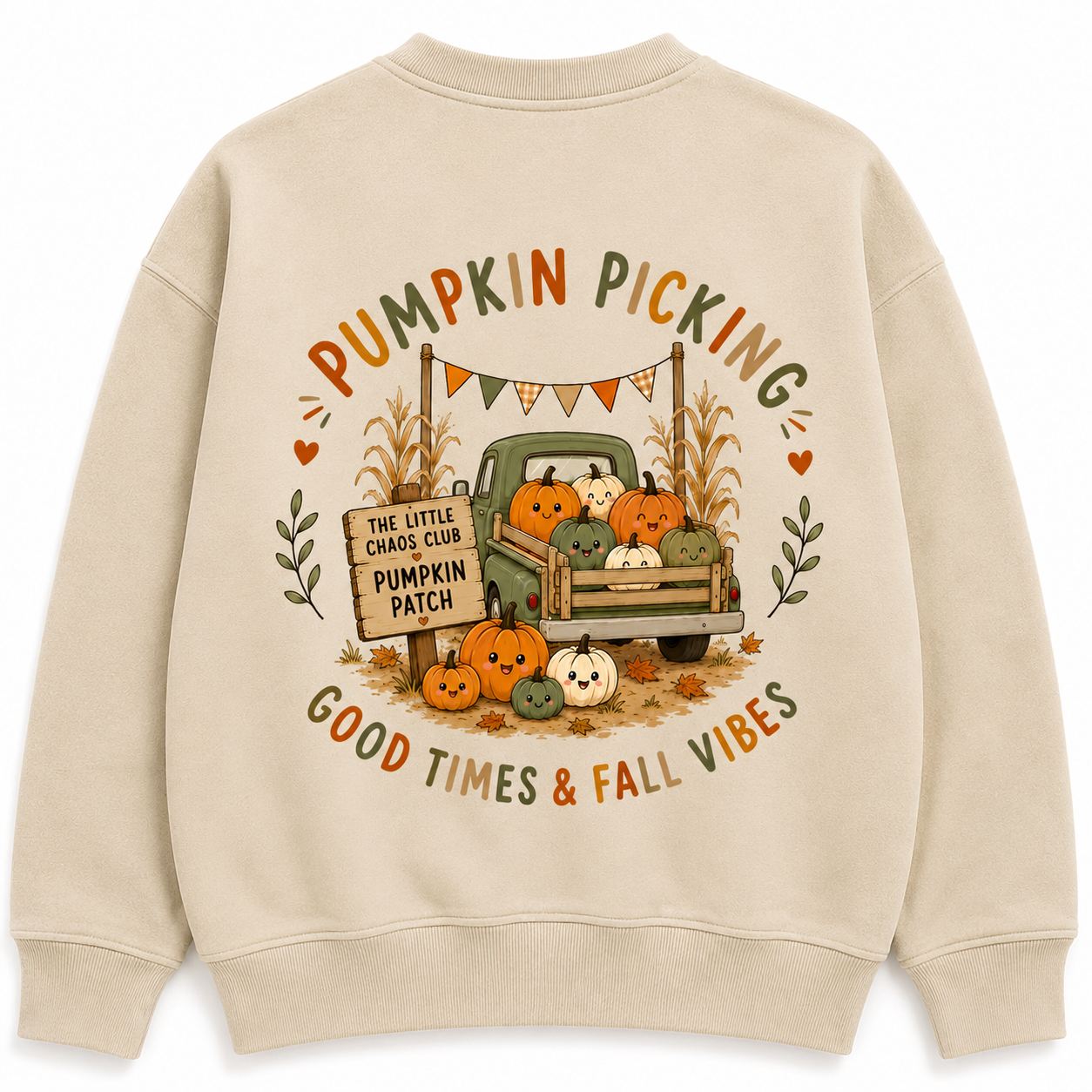 Pumpkin Picking Kids Cosy Autumn Jumper/hoodie/Tshirt