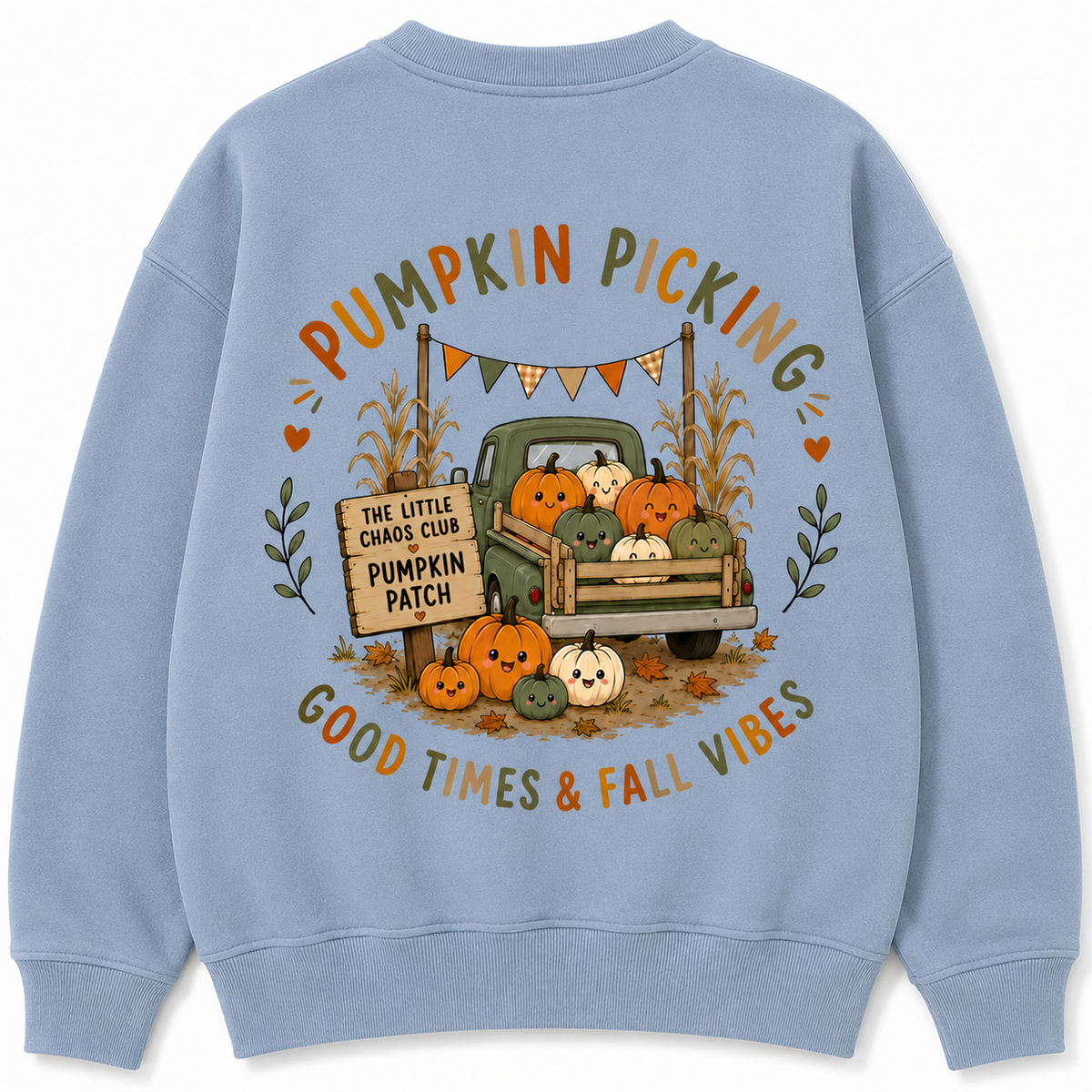 Pumpkin Picking Kids Cosy Autumn Jumper/hoodie/Tshirt