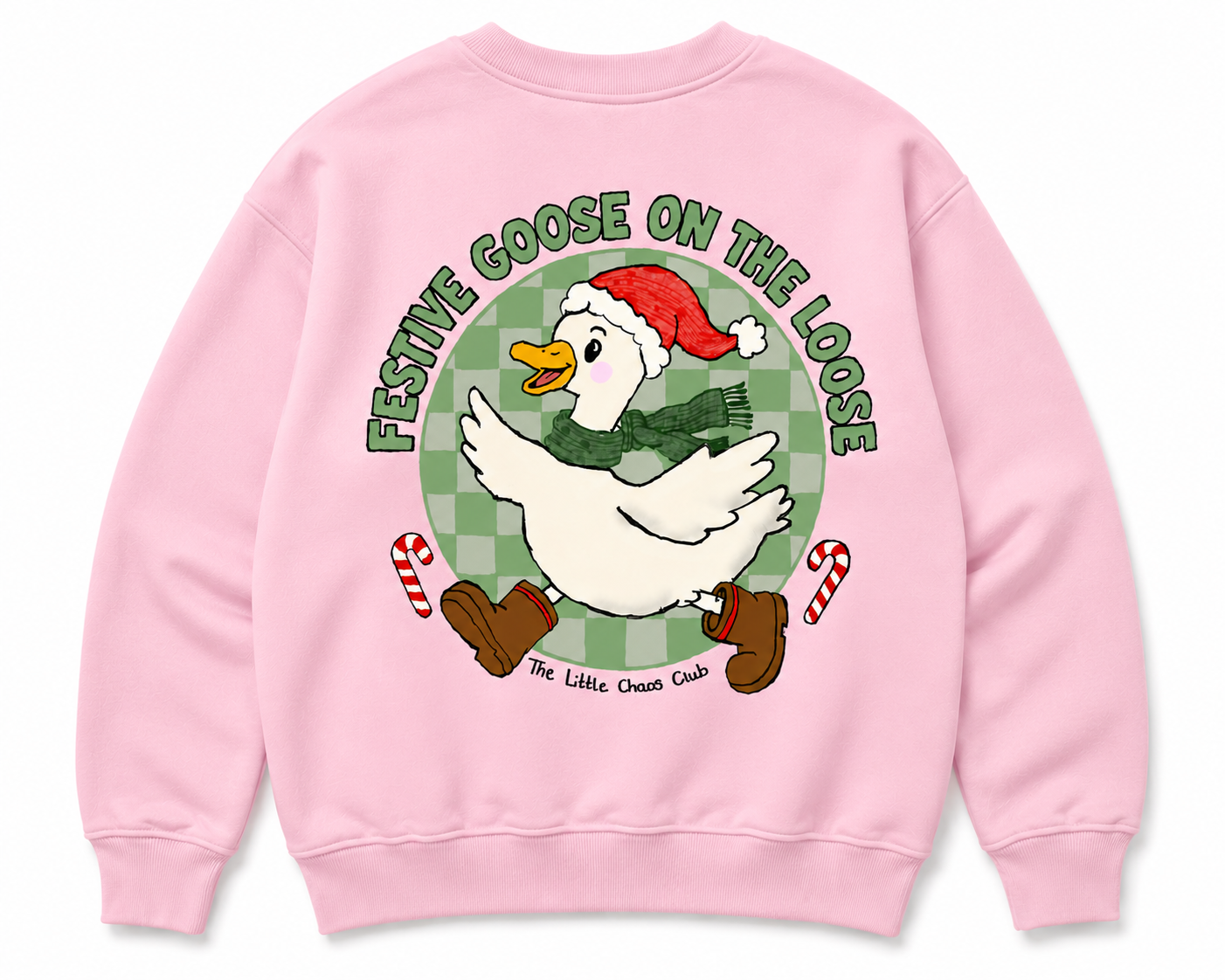 Festive Goose on the Loose T shirt, Jumper or hoodie