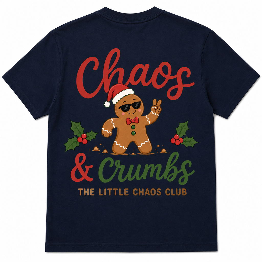 Christmas Chaos & Crumbs Kids T-Shirt, jumper or hoodie