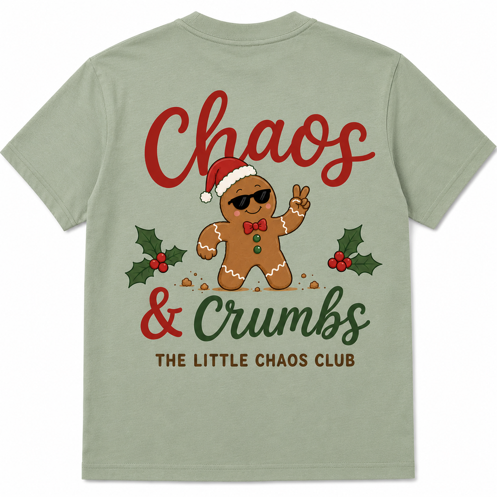 Christmas Chaos & Crumbs Kids T-Shirt, jumper or hoodie