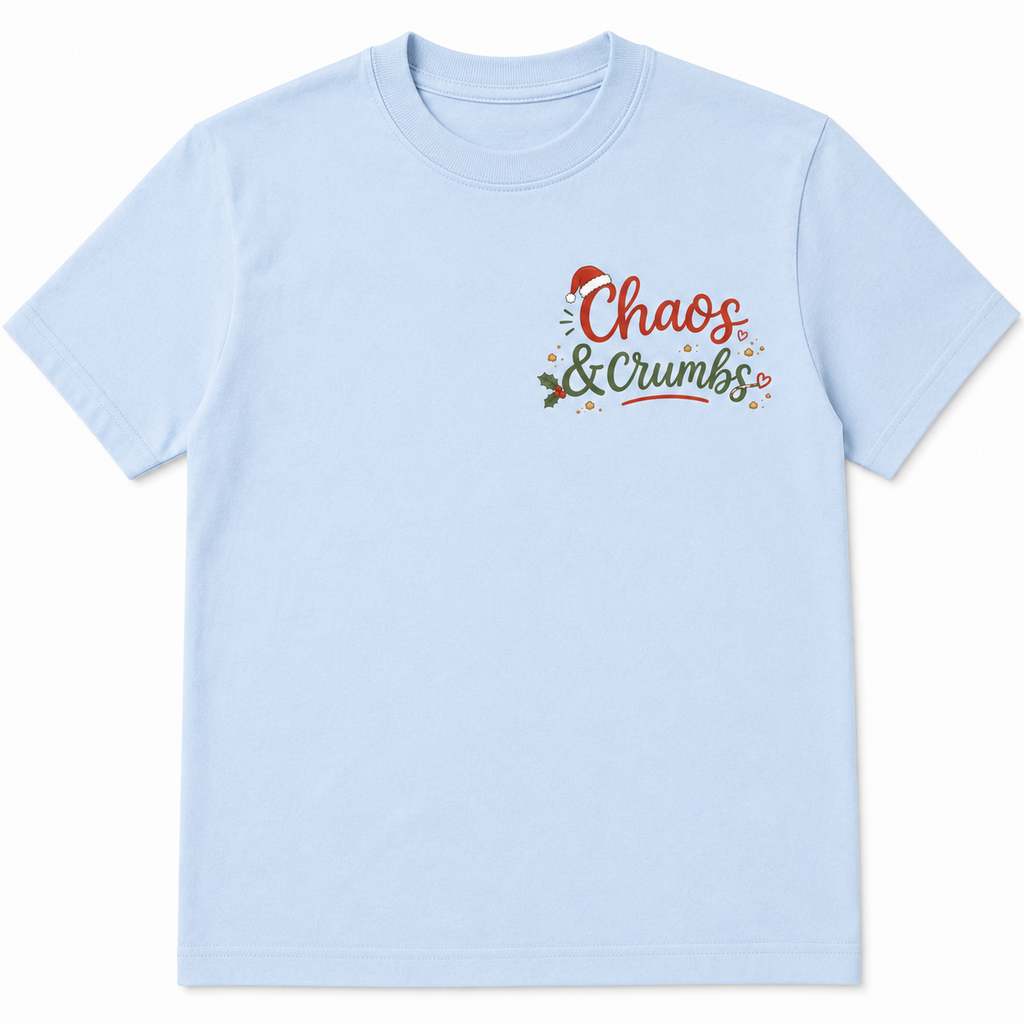 Christmas Chaos & Crumbs Kids T-Shirt, jumper or hoodie