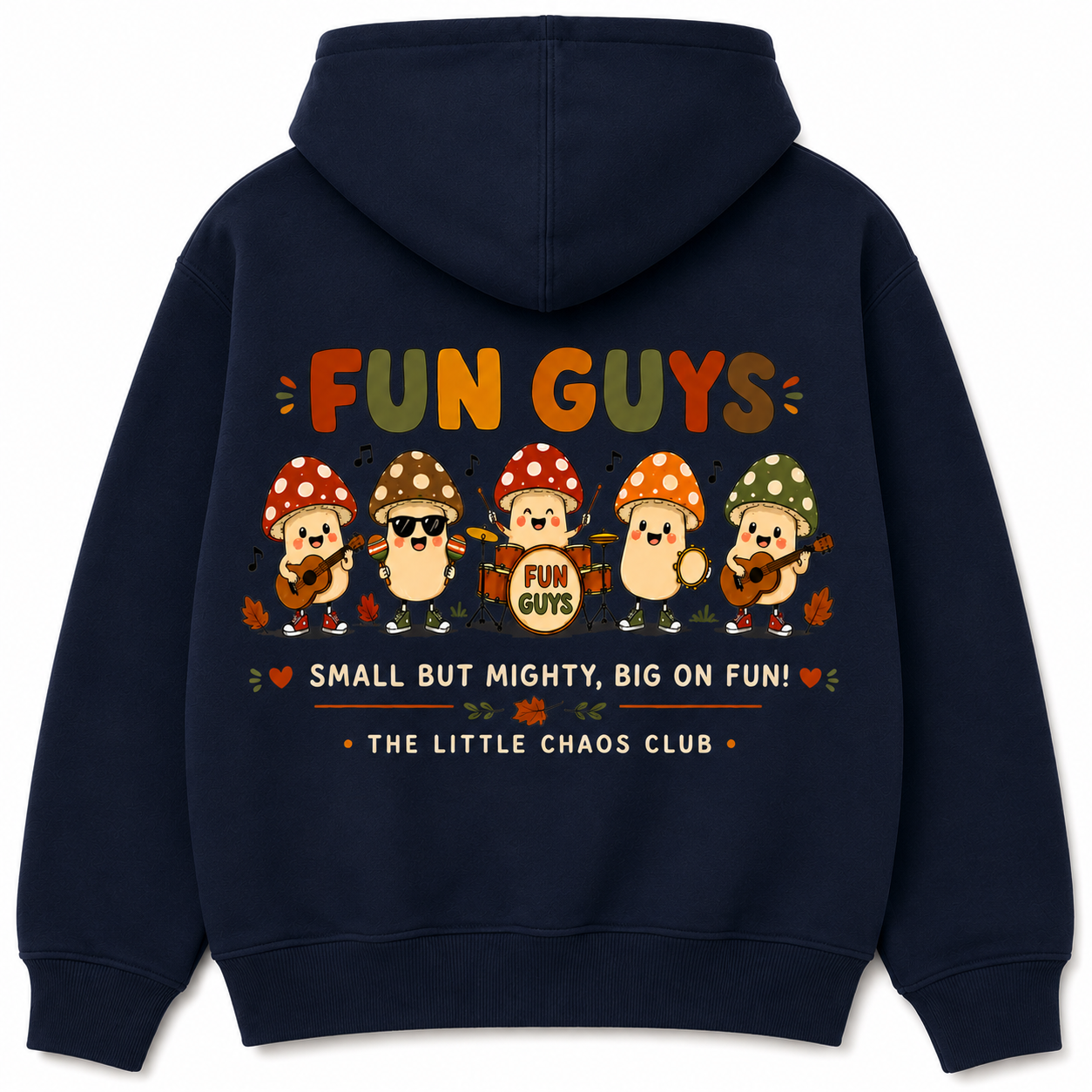 Fun guys mushroom band autumn kids Hoodie, T shirt or Jumper