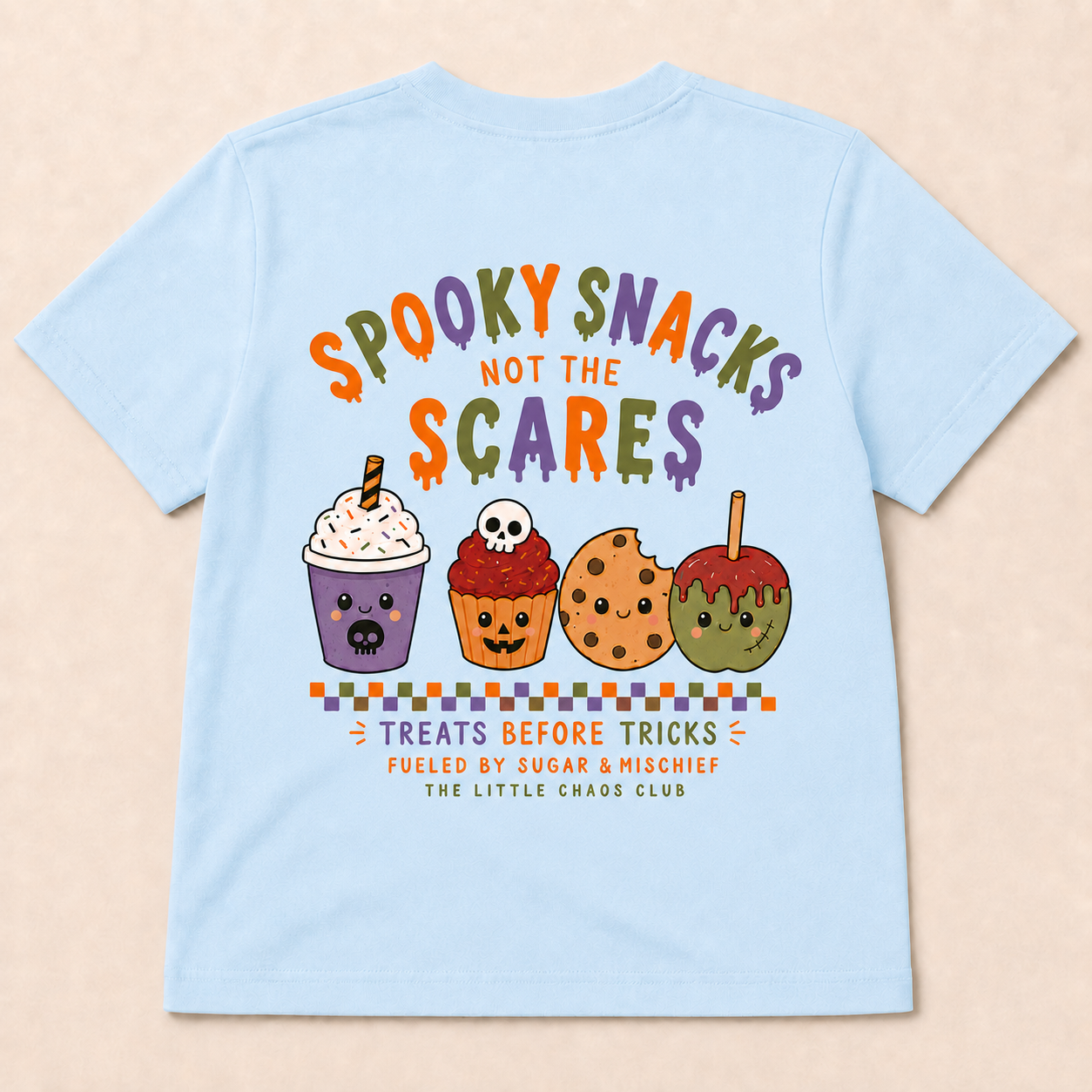 Spooky Snacks Kids’ Halloween T-Shirt
