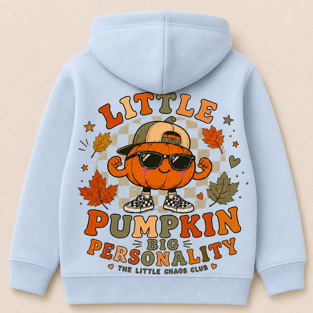 Little Pumpkin Big Personality Kids’ Autumn T shirt, jumper or hoodie