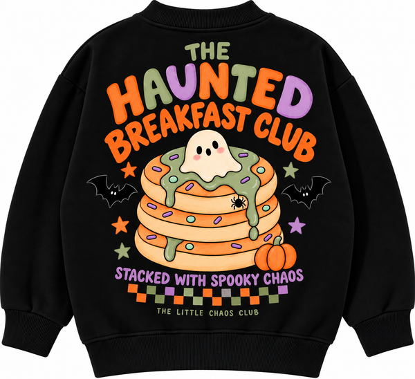 The Haunted Breakfast Club Kids Stacked With Spooky Chaos T shirt, jumper or Hoodie