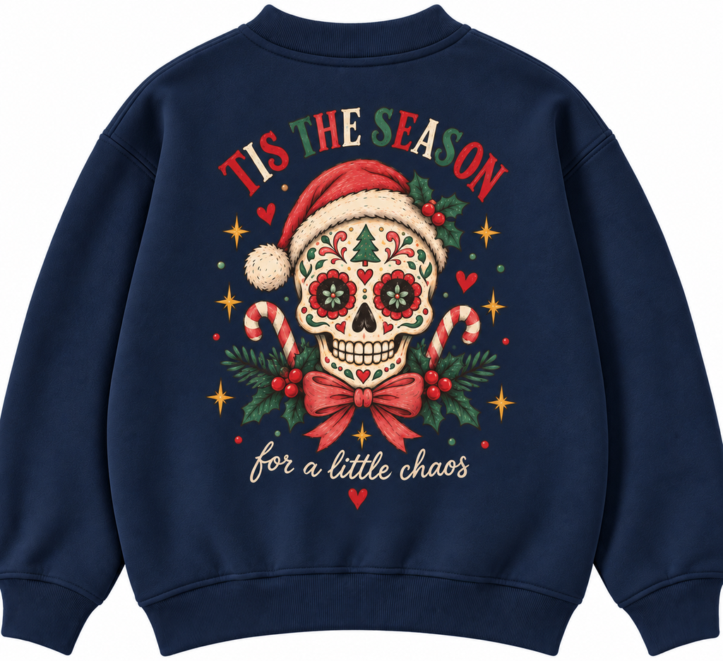Christmas Sugar skull T shirt, Jumper or hoodie