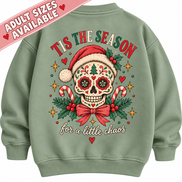 Christmas Sugar skull T shirt, Jumper or hoodie