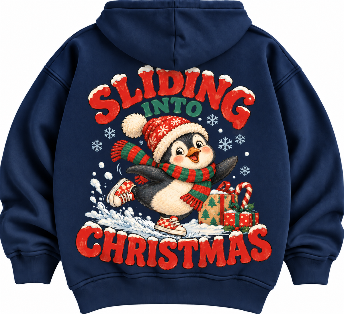 Sliding Into Christmas Kids T shirt, jumper or hoodie
