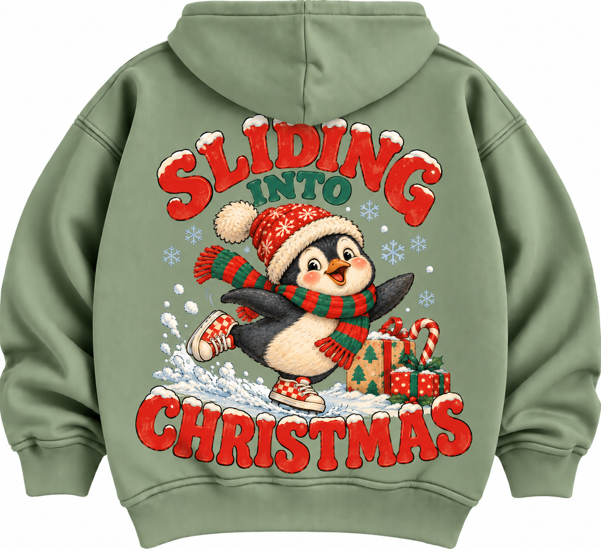 Sliding Into Christmas Kids T shirt, jumper or hoodie