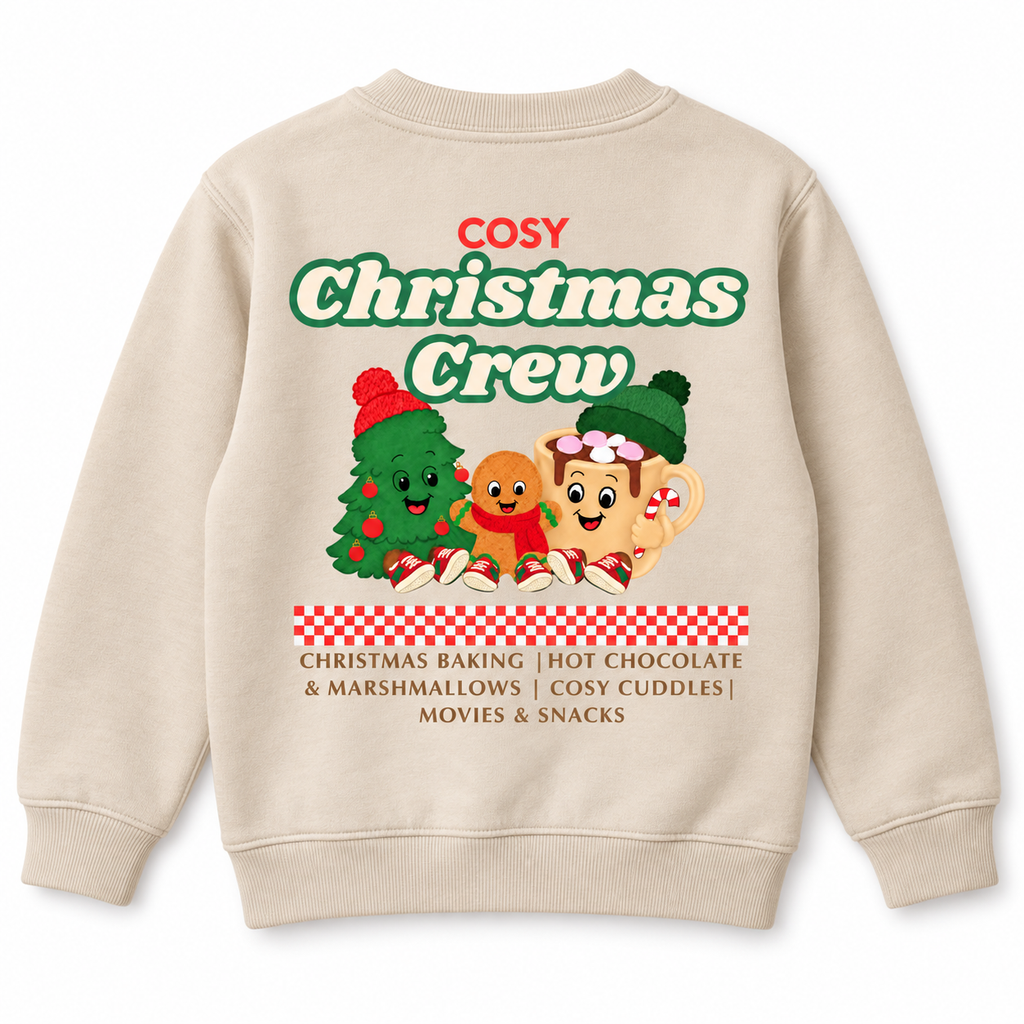 Cosy Christmas Crew T shirt, Jumper or hoodie